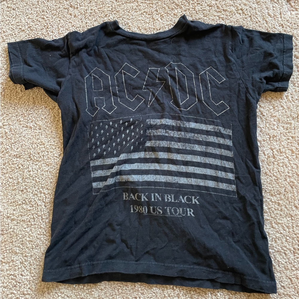 AC/DC shirt, black, small